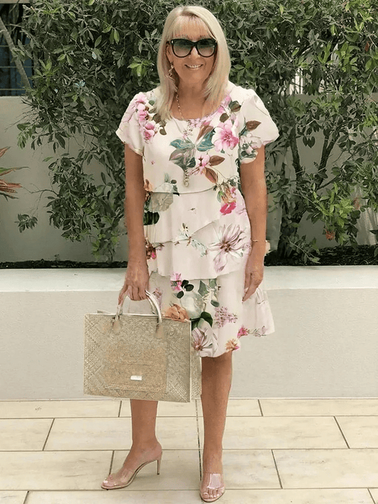 Robe à Fleurs Élégante pour Femmes - Marie Montel