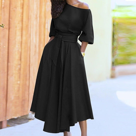 Robe A - Ligne à Nouer Élégante pour Femmes - Marie Montel