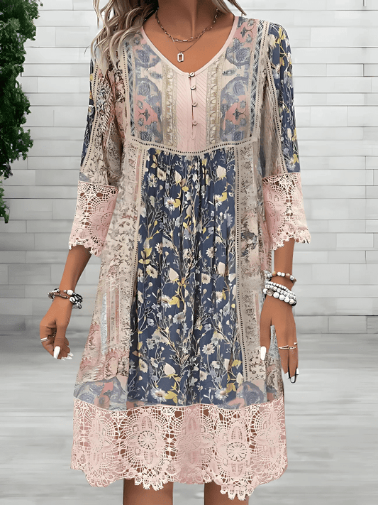Robe Bohémienne Fluide Chic pour Femmes - Marie Montel