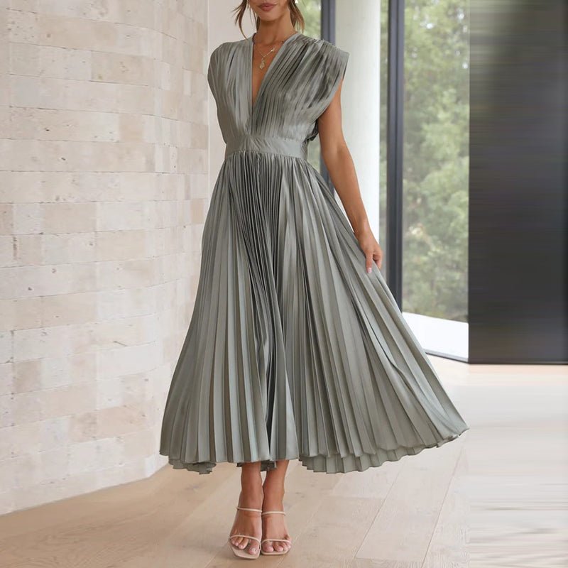 Robe Chic à Décolleté en V pour Femmes - Marie Montel