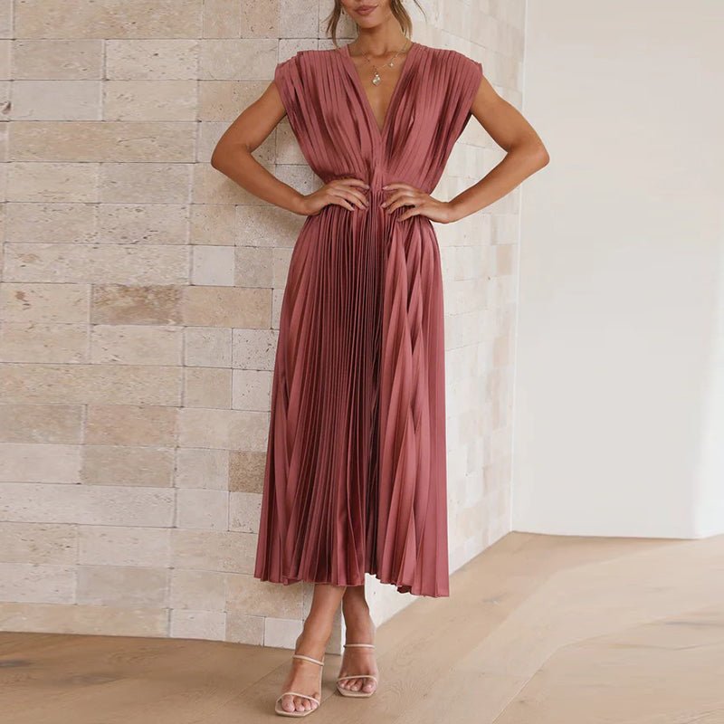 Robe Chic à Décolleté en V pour Femmes - Marie Montel