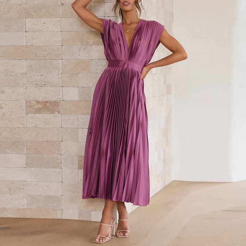 Robe Chic à Décolleté en V pour Femmes - Marie Montel