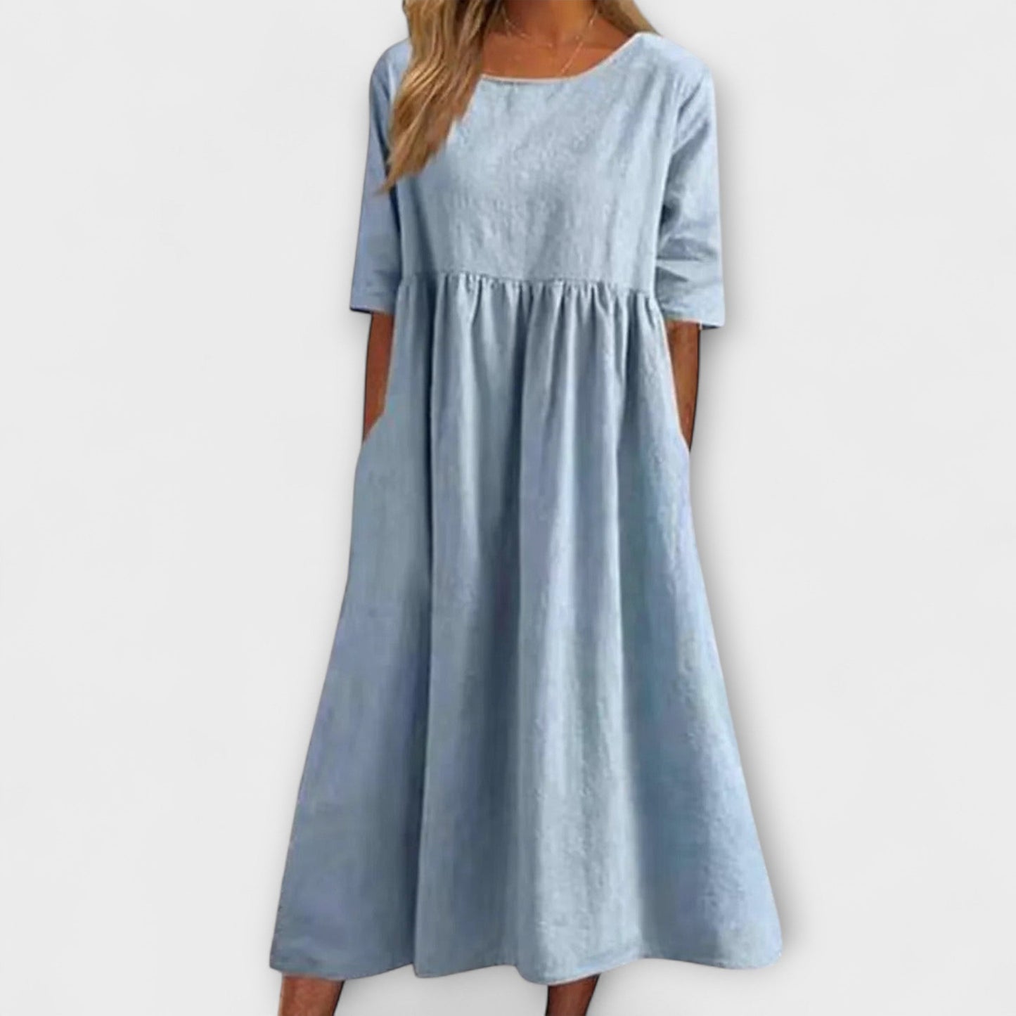 Robe Chic à Manches Courtes pour Femmes - Marie Montel