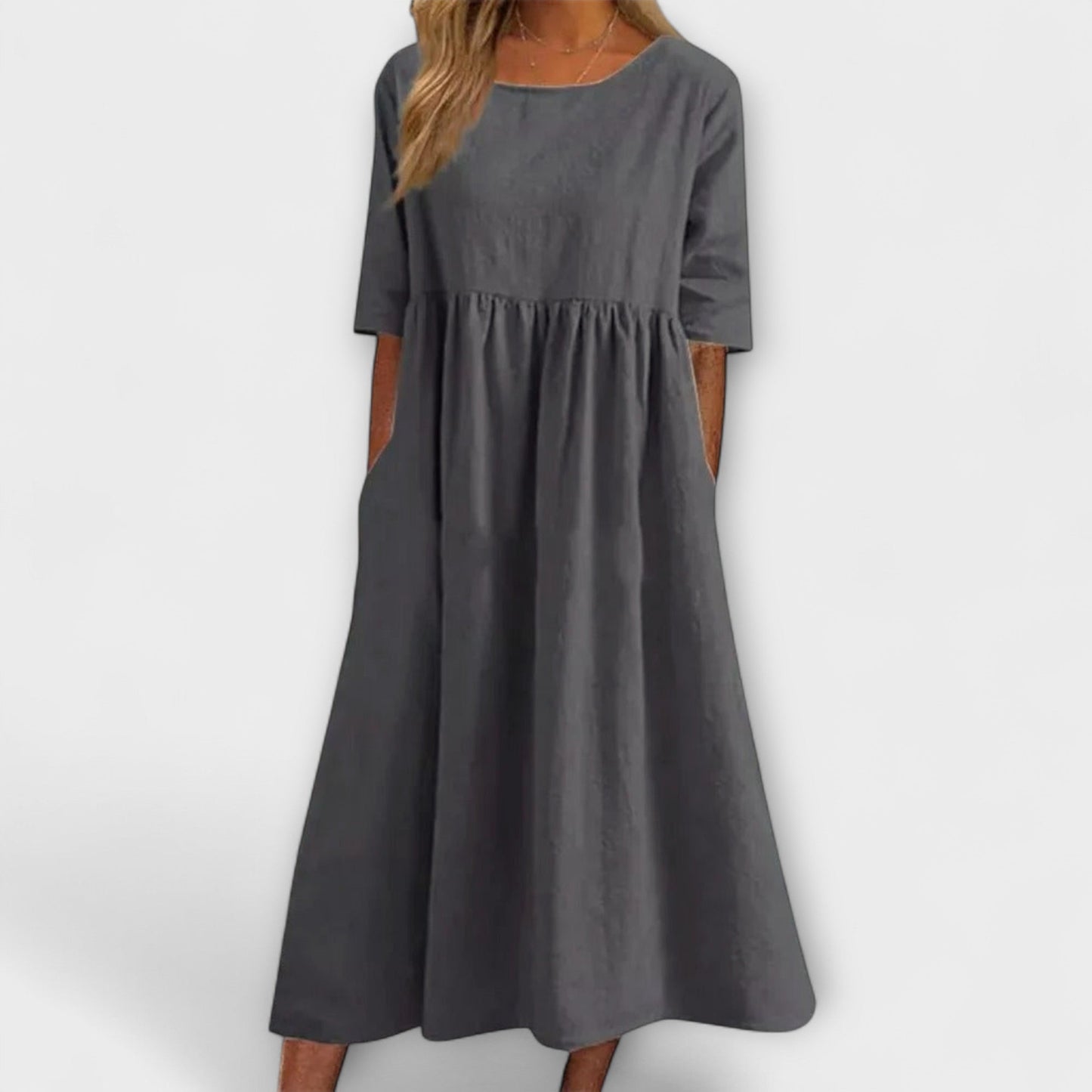 Robe Chic à Manches Courtes pour Femmes - Marie Montel