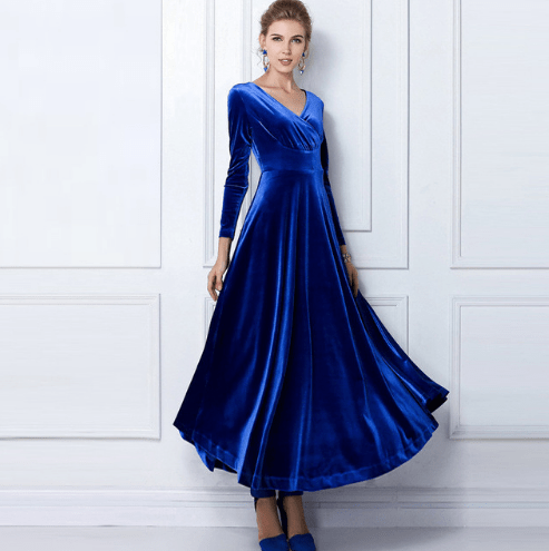 Robe Chic à V - Col pour Femmes - Marie Montel