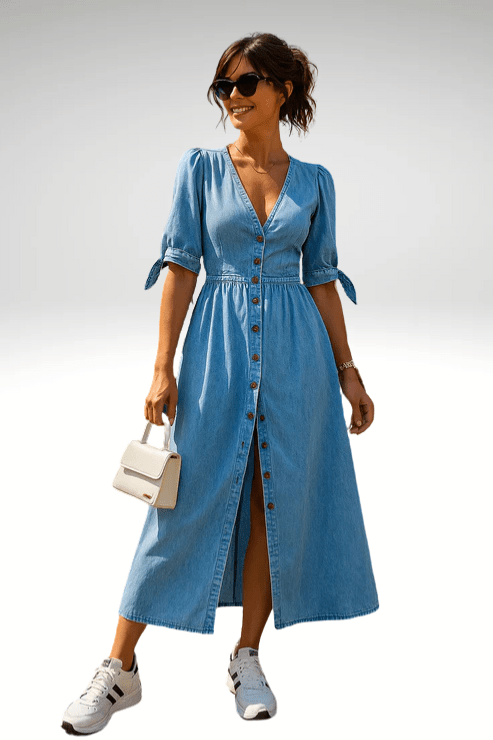 Robe Chic en Denim pour Femmes - Marie Montel