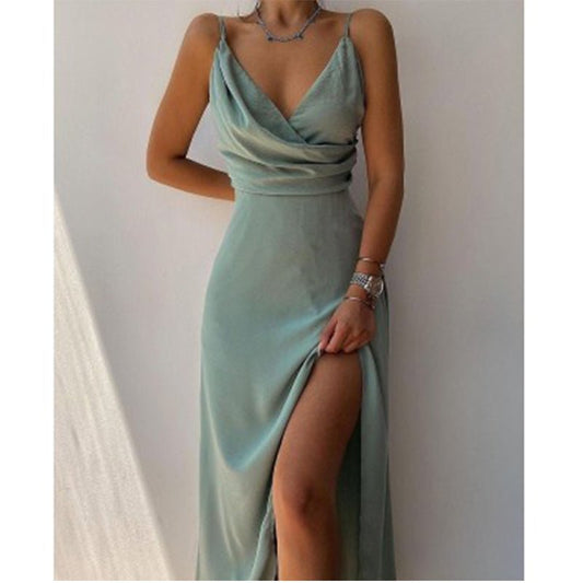 Robe de Bal Élégante à Décolleté en V pour Femmes - Marie Montel