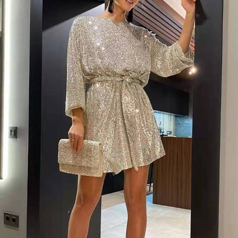 Robe de Fête Mini Élegante pour Femmes - Marie Montel