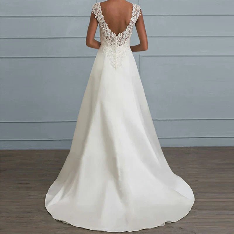 Robe de Mariée en Dentelle pour Femmes - Marie Montel