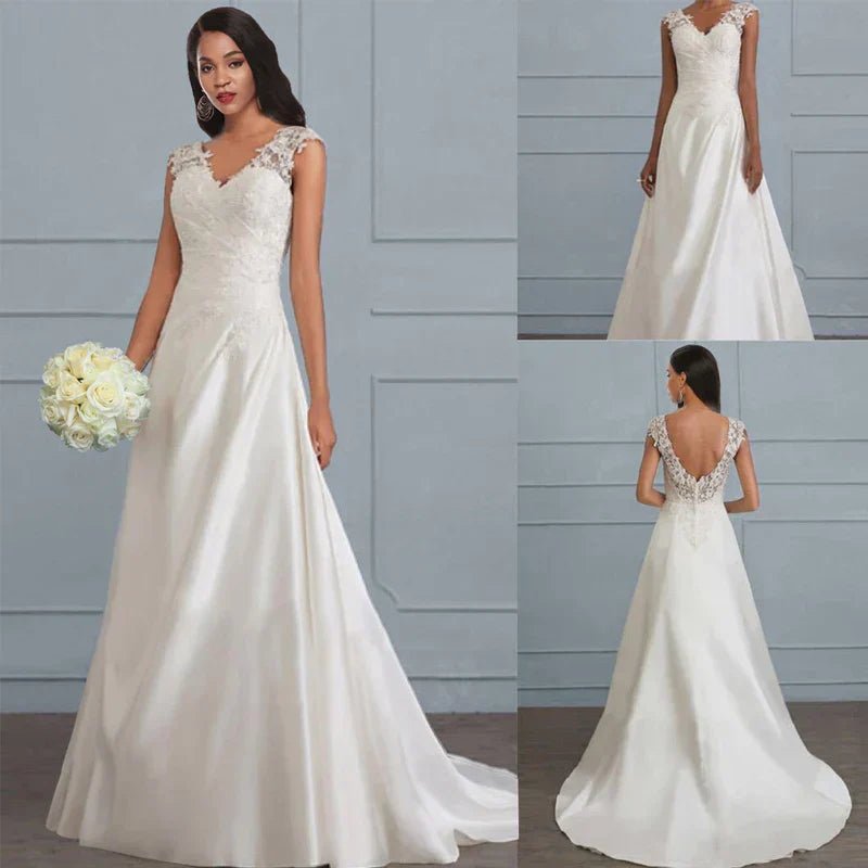Robe de Mariée en Dentelle pour Femmes - Marie Montel
