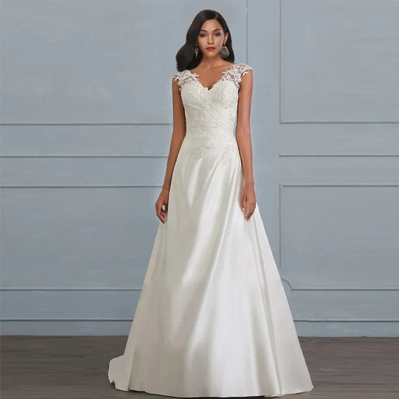 Robe de Mariée en Dentelle pour Femmes - Marie Montel