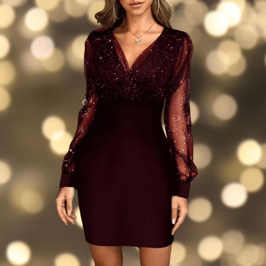 Robe de Soirée Chic avec Paillettes pour Femmes - Marie Montel