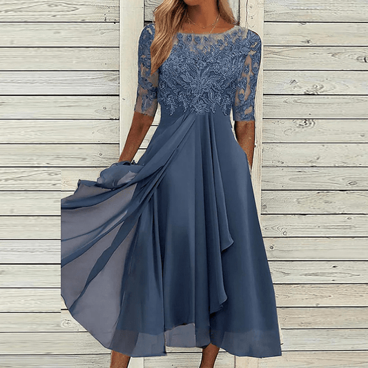 Robe de Soirée Élegante en Dentelle pour Femmes - Marie Montel