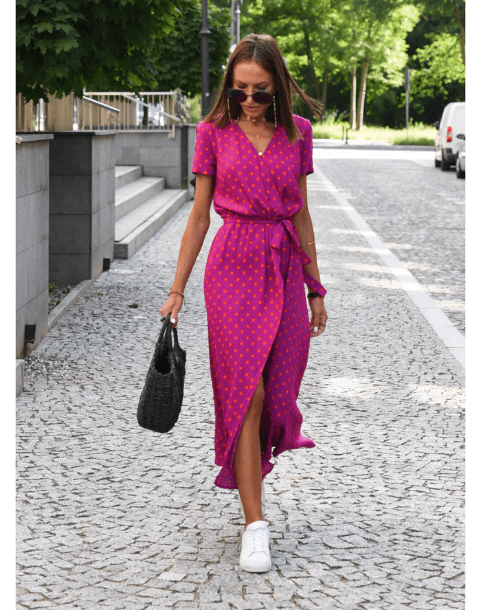 Robe d'Été Chic à Imprimé Floral pour Femmes - Marie Montel