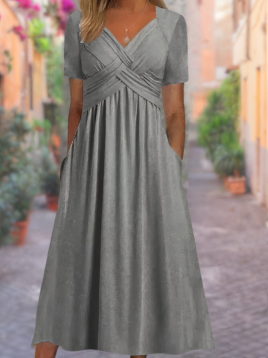Robe d'Été Élégante à Décolleté pour Femmes - Marie Montel