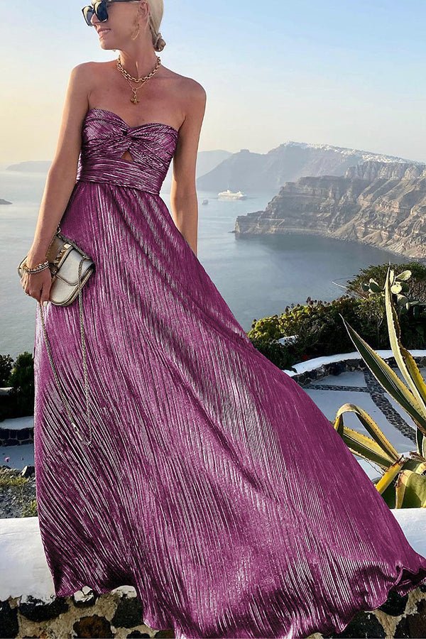 Robe Éblouissante à Épaules Nues pour Femmes - Marie Montel
