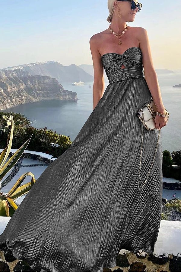 Robe Éblouissante à Épaules Nues pour Femmes - Marie Montel
