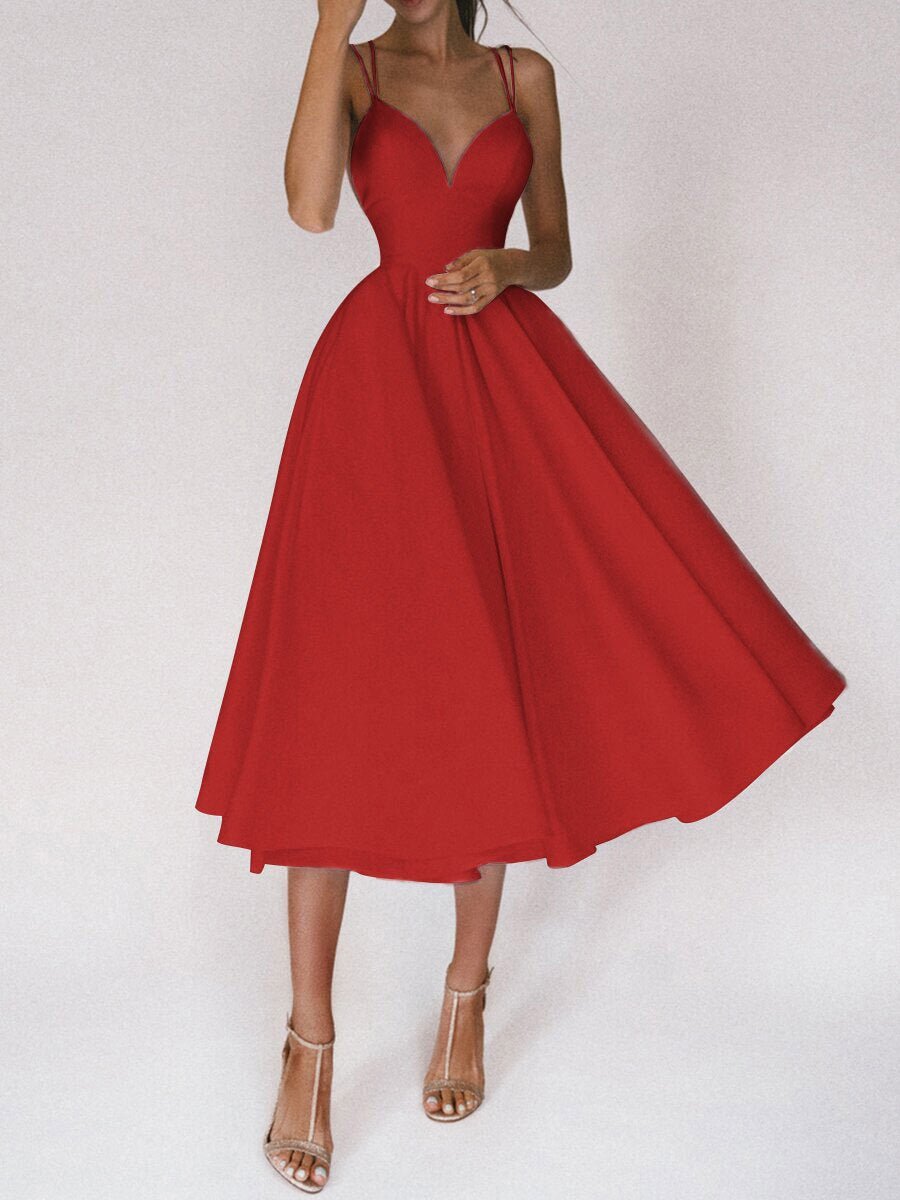 Robe Élégante à Bretelles pour Femmes - Marie Montel
