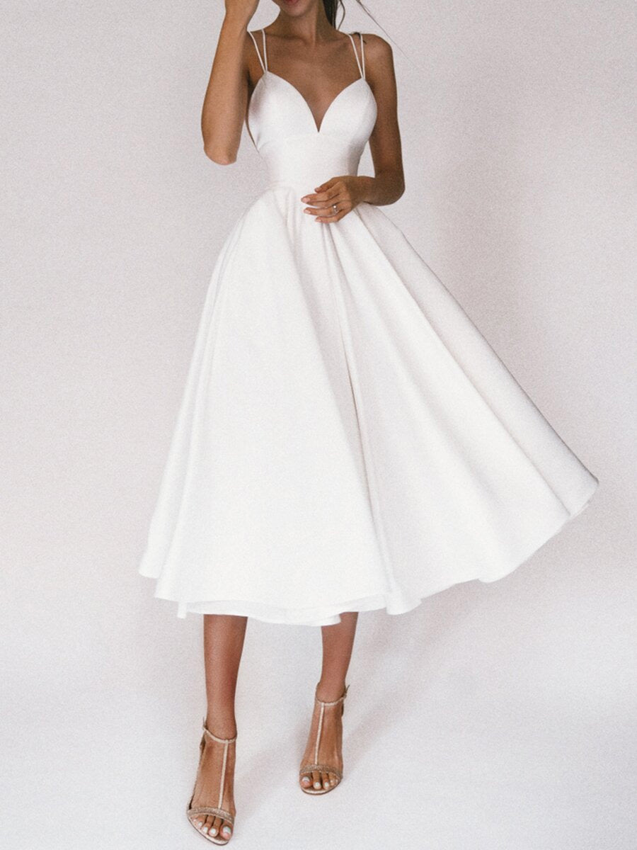 Robe Élégante à Bretelles pour Femmes - Marie Montel