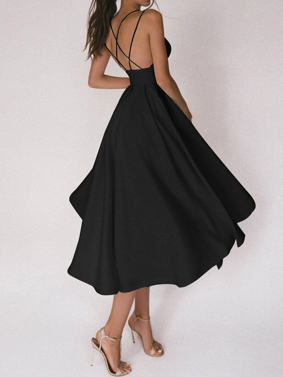 Robe Élégante à Bretelles pour Femmes - Marie Montel