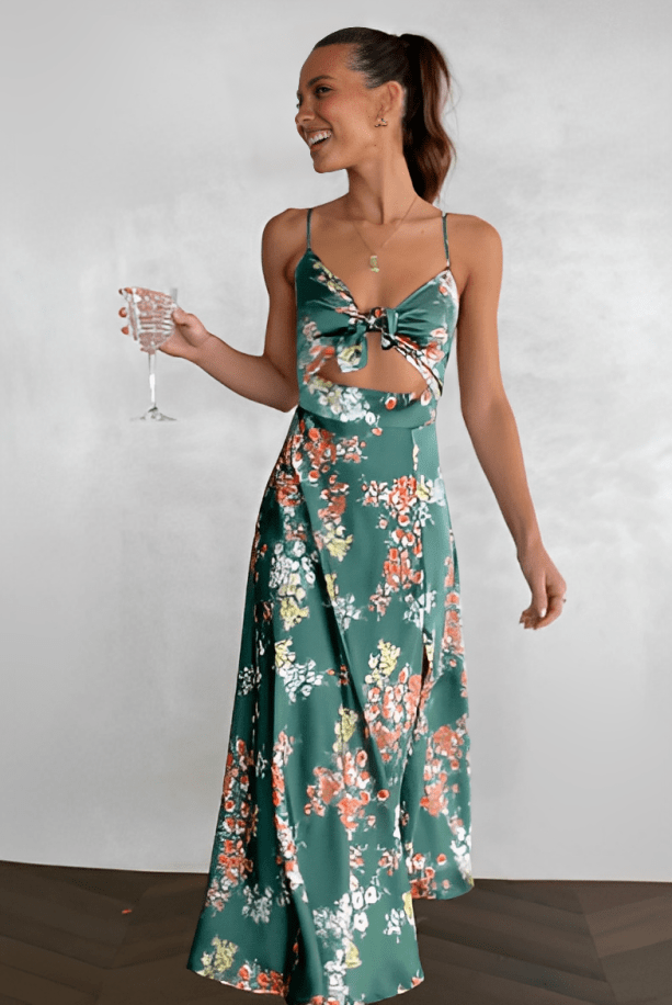 Robe Élégante à Bretelles pour Femmes - Marie Montel