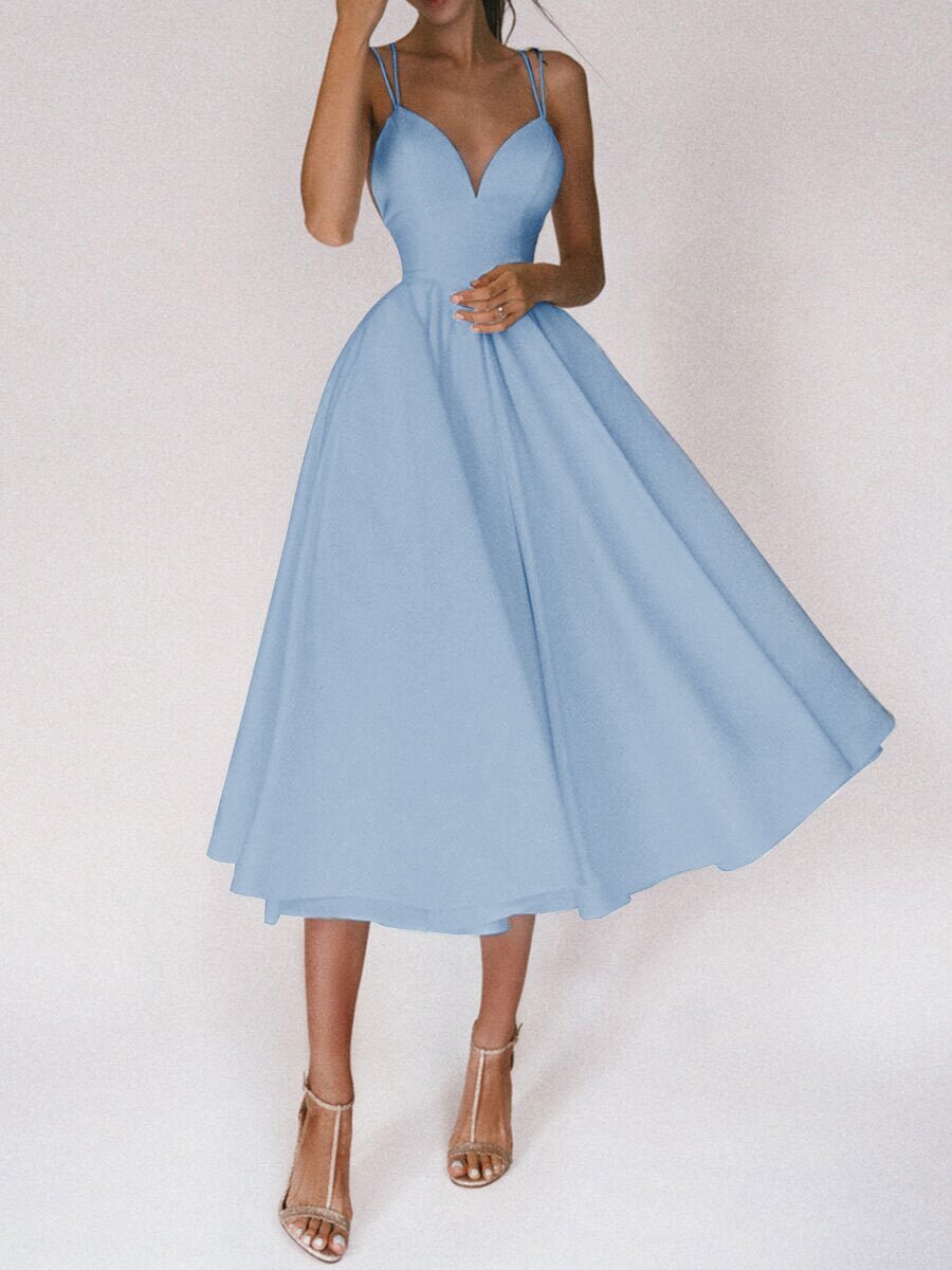 Robe Élégante à Bretelles pour Femmes - Marie Montel