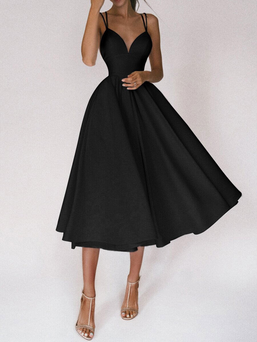 Robe Élégante à Bretelles pour Femmes - Marie Montel