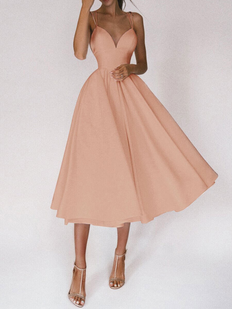 Robe Élégante à Bretelles pour Femmes - Marie Montel