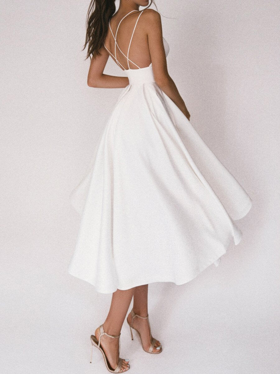 Robe Élégante à Bretelles pour Femmes - Marie Montel