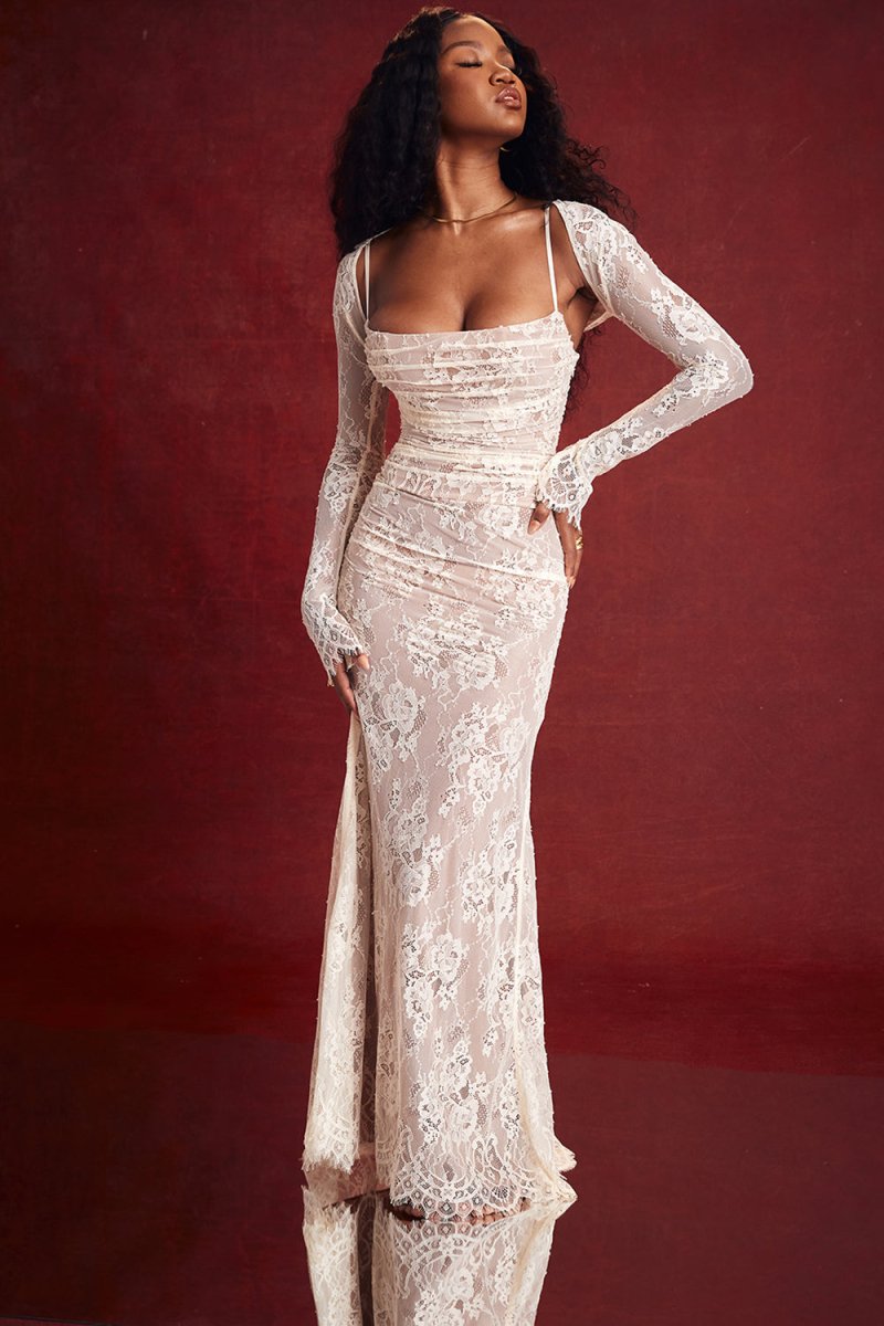 Robe Élégante à Finition en Dentelle pour Femmes - Marie Montel