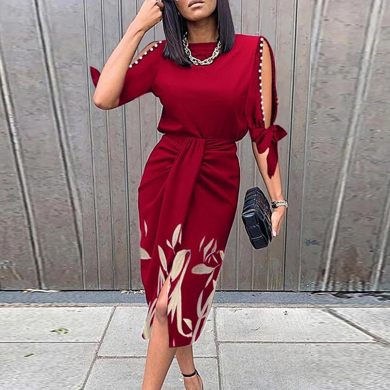 Robe Élégante à Imprimé Floral pour Femmes - Marie Montel