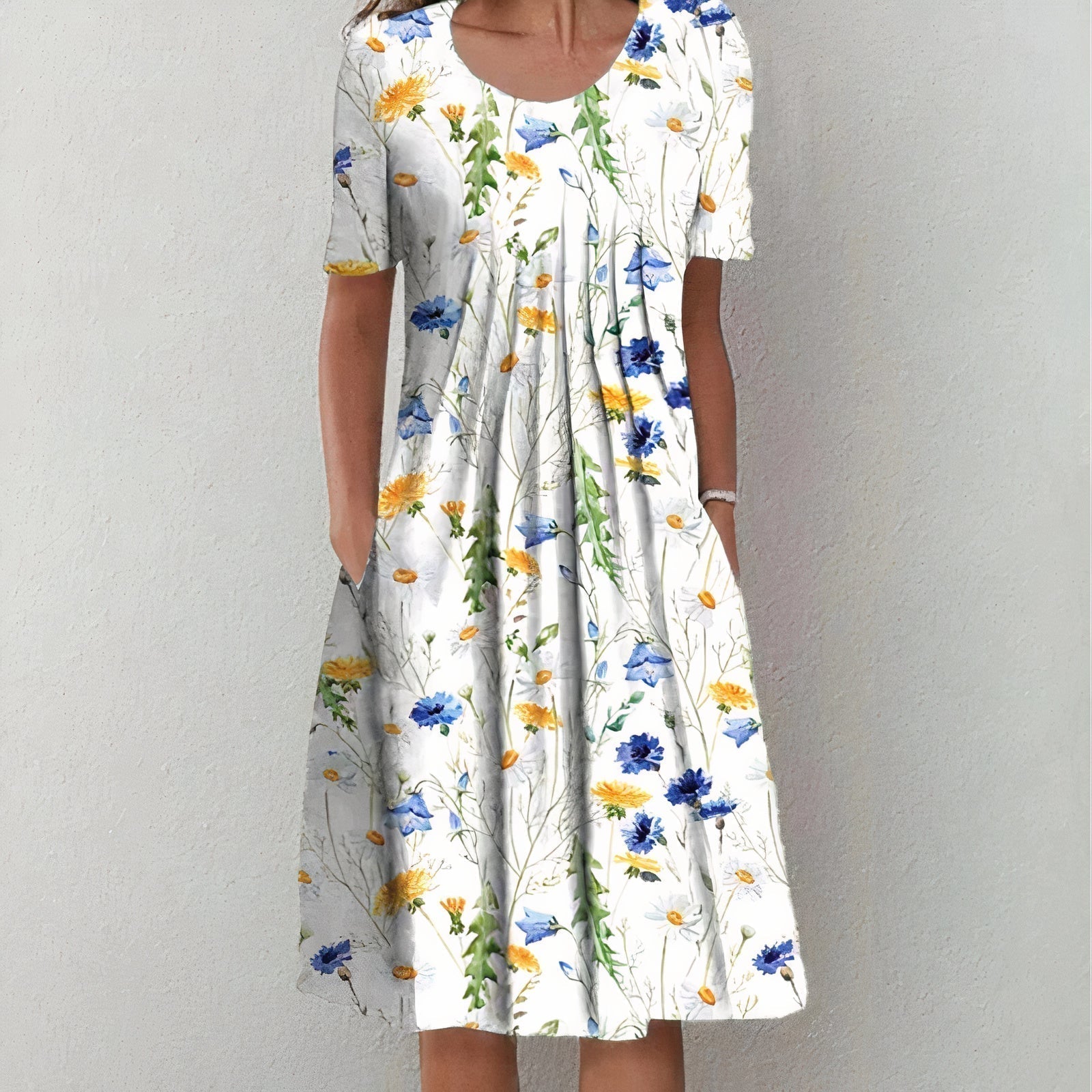Robe Élégante à Imprimé Floral pour Femmes - Marie Montel