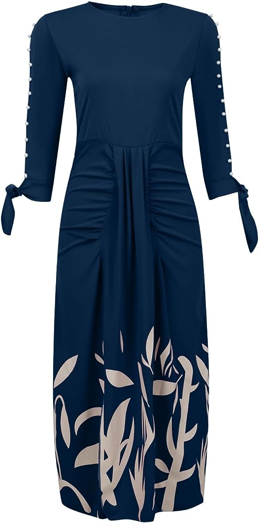 Robe Élégante à Imprimé Floral pour Femmes - Marie Montel
