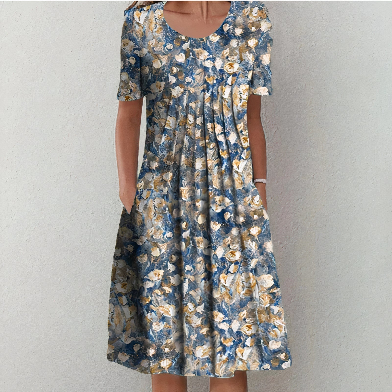 Robe Élégante à Imprimé Floral pour Femmes - Marie Montel