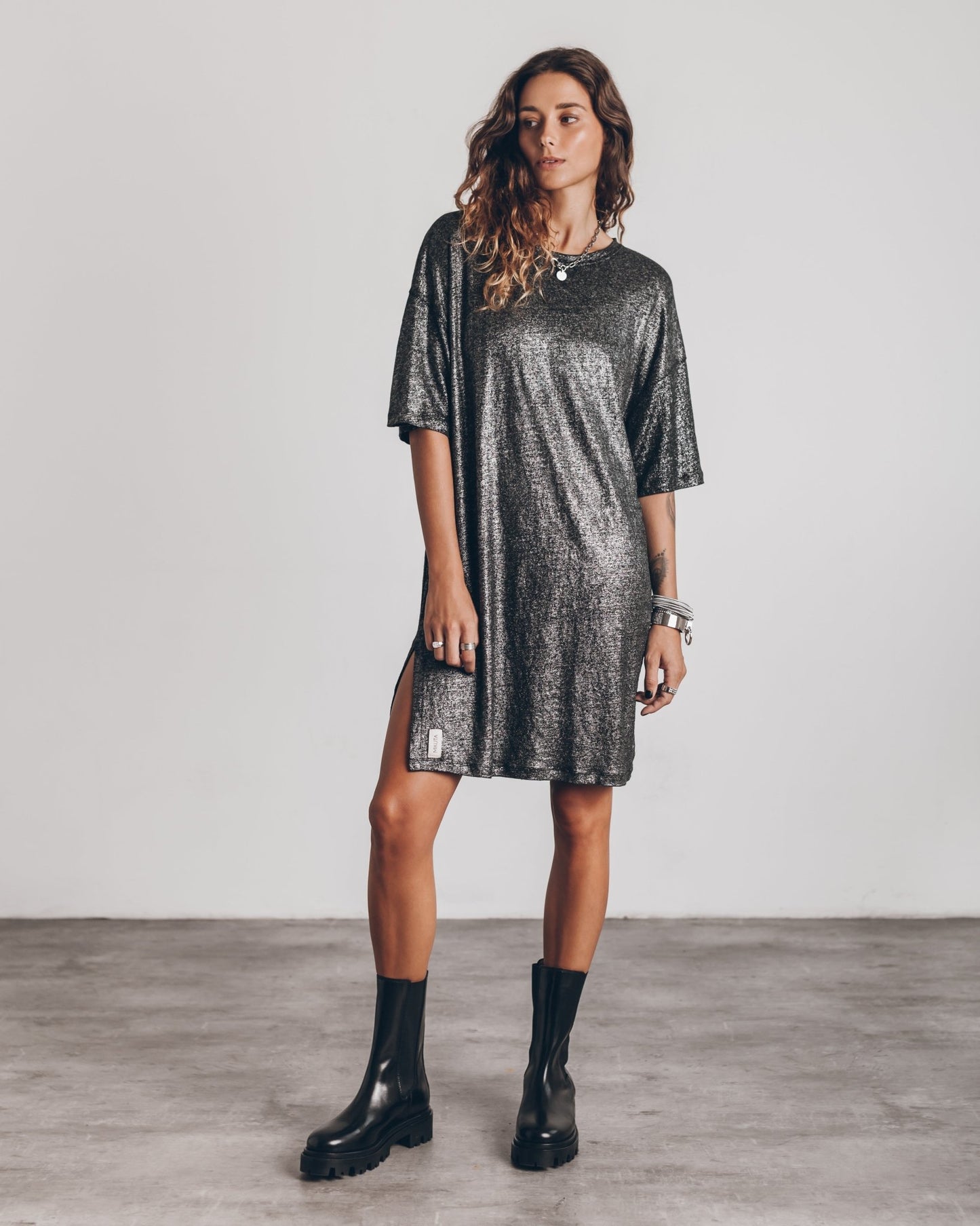 Robe Élégante à Manches Courtes pour Femmes - Marie Montel