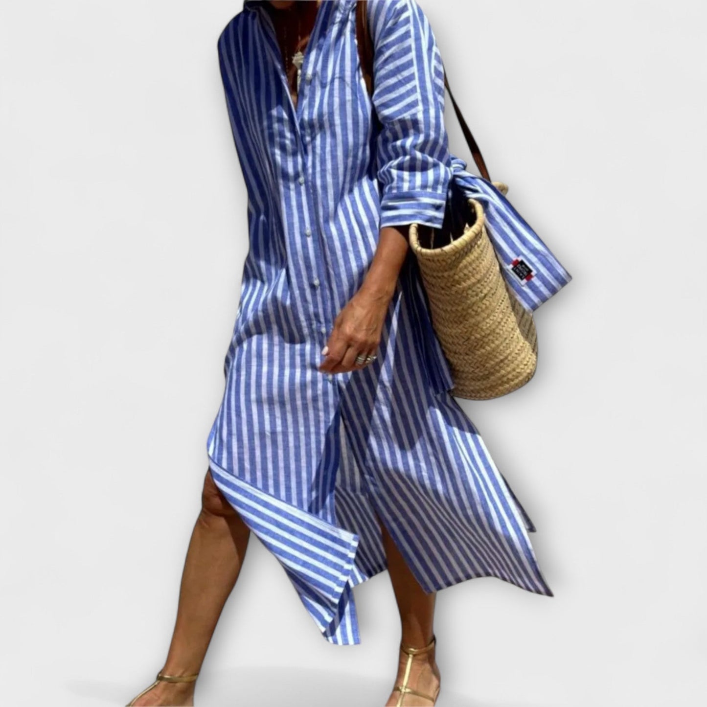 Robe Élégante à Manches Courtes pour Femmes - Marie Montel