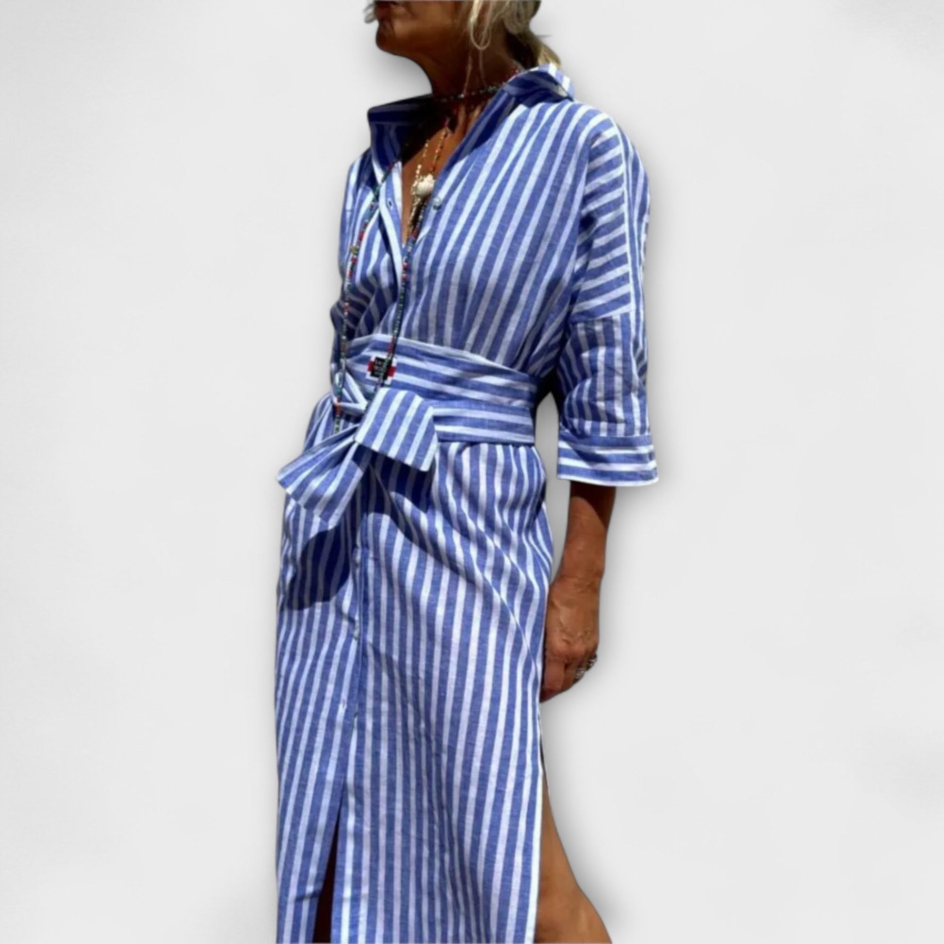 Robe Élégante à Manches Courtes pour Femmes - Marie Montel