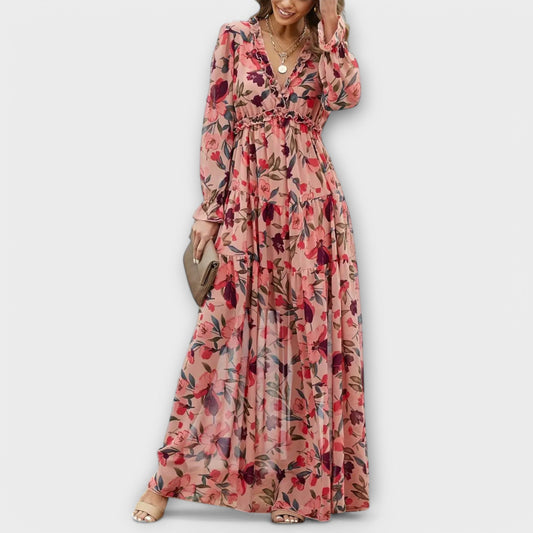 Robe Élégante à Manches Longues pour Femmes - Marie Montel