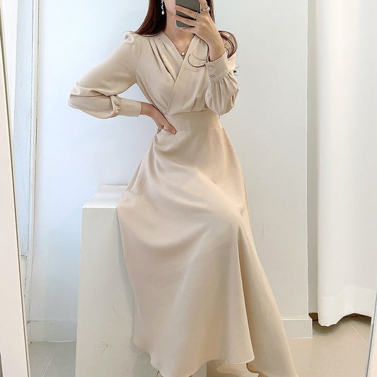 Robe Élégante à Manches Longues pour Femmes - Marie Montel
