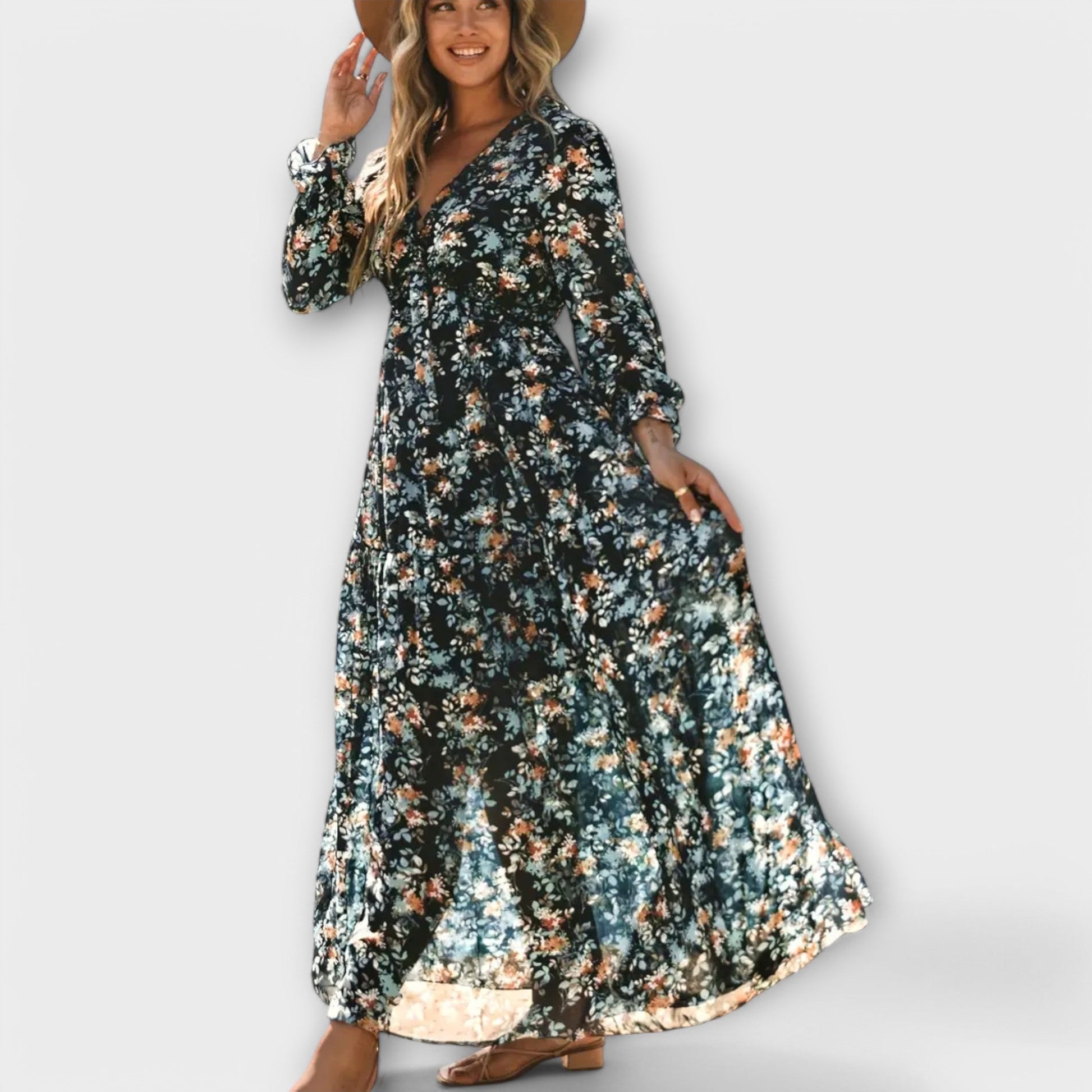 Robe Élégante à Manches Longues pour Femmes - Marie Montel