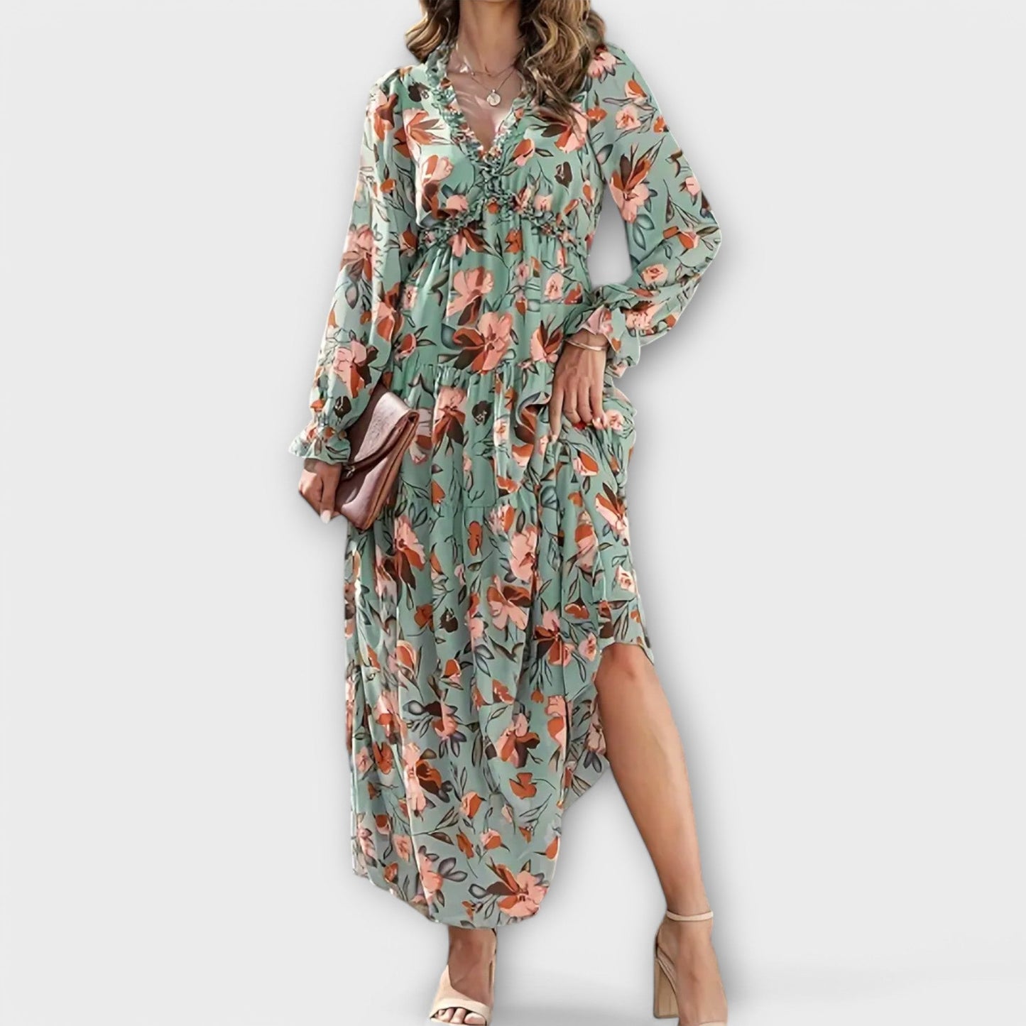 Robe Élégante à Manches Longues pour Femmes - Marie Montel