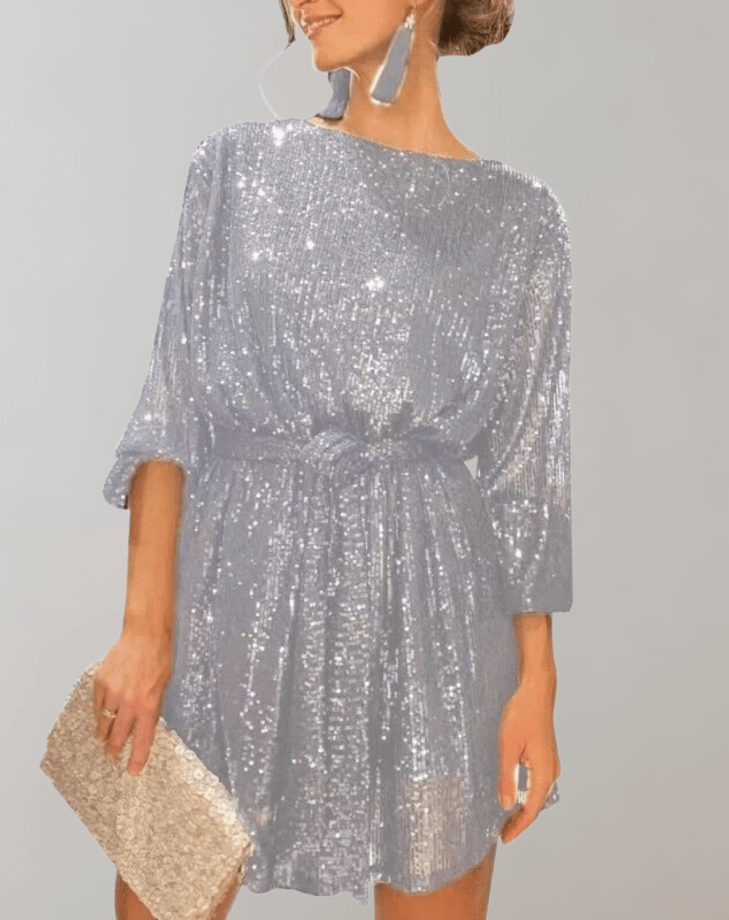 Robe Élégante à Paillettes pour Femmes - Marie Montel