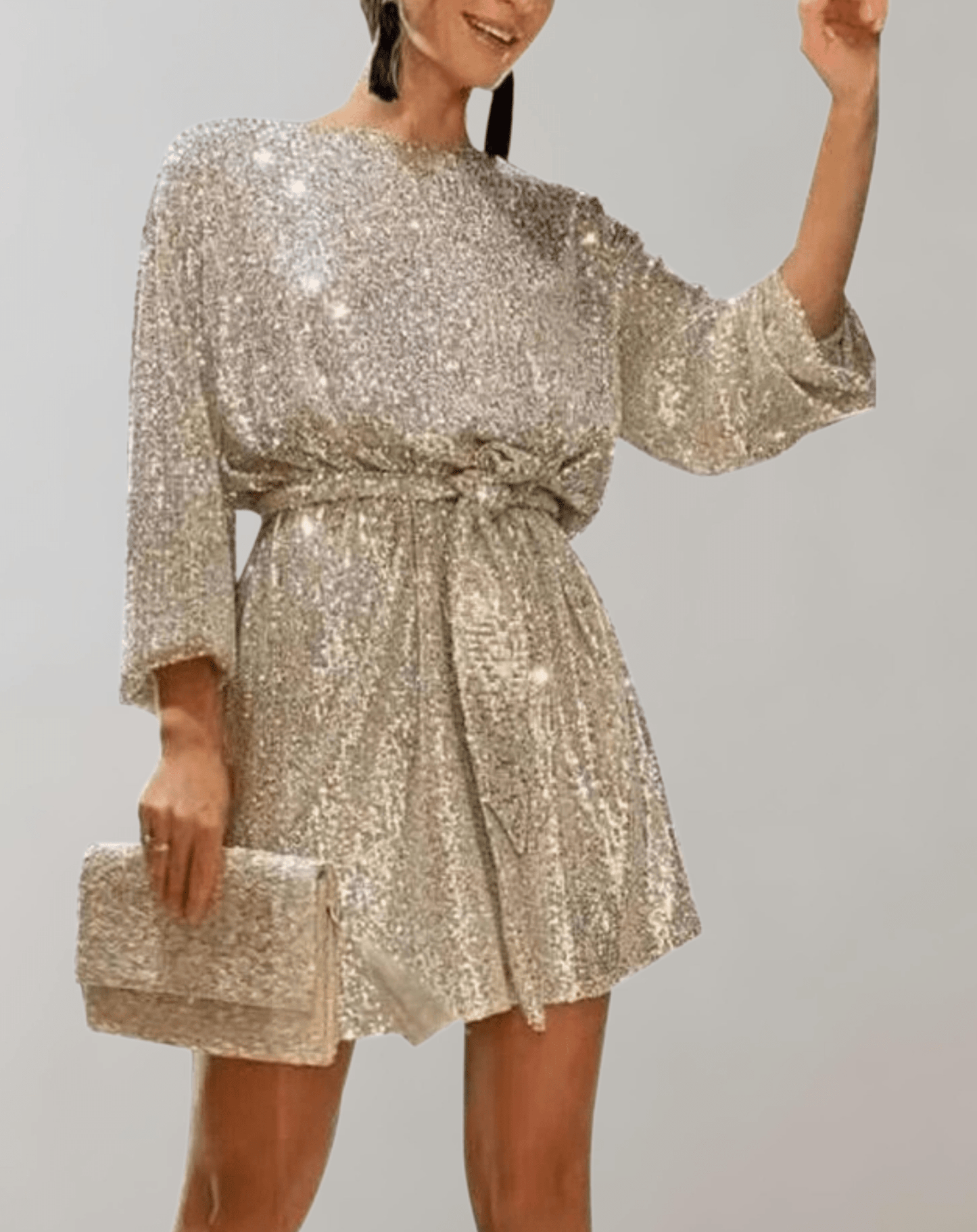 Robe Élégante à Paillettes pour Femmes - Marie Montel