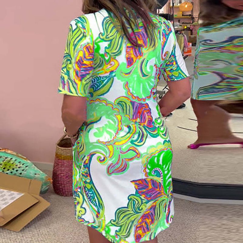 Robe Élégante à Scollo en V pour Femmes - Marie Montel