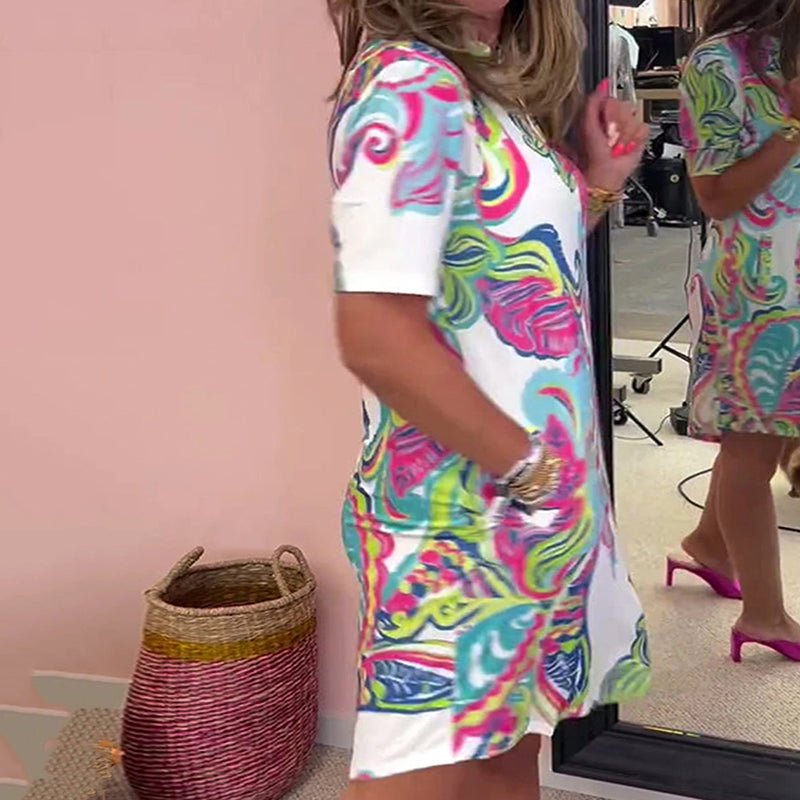 Robe Élégante à Scollo en V pour Femmes - Marie Montel