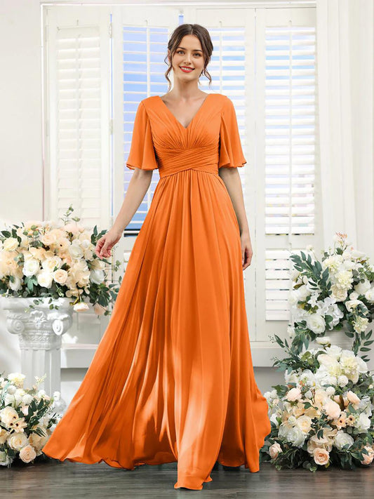 Robe Élégante à V - Ausschnitt pour Femmes - Marie Montel