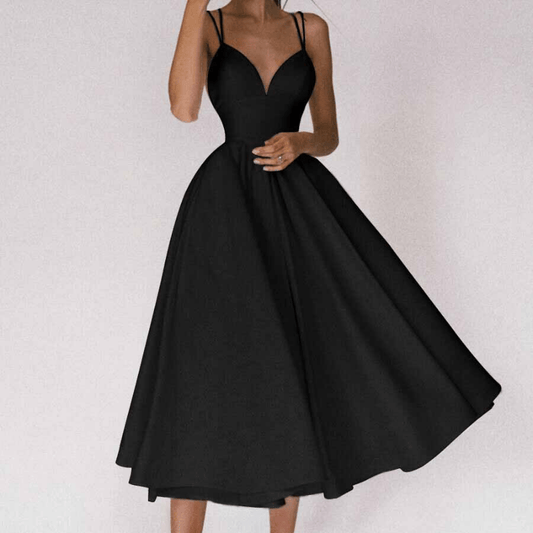 Robe Élégante avec Décolleté en V pour Femmes - Marie Montel