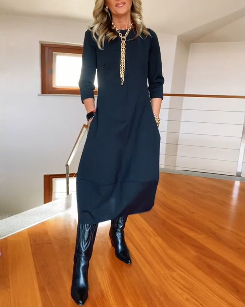 Robe Élégante avec Détails Faits Main pour Femmes - Marie Montel