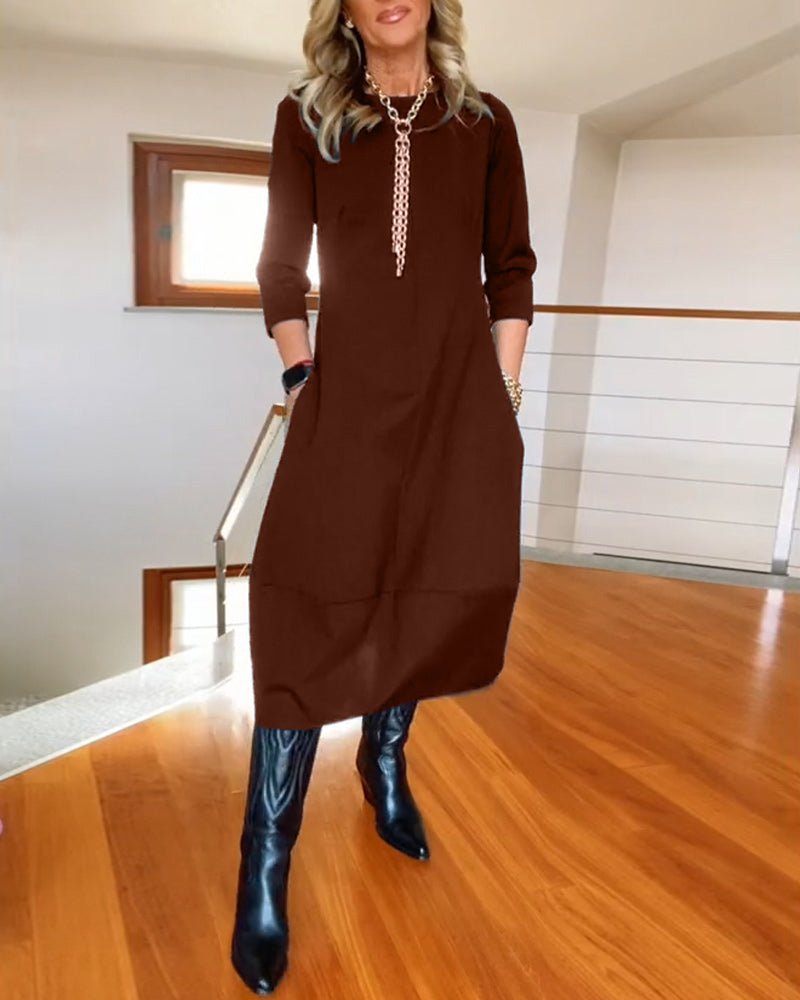 Robe Élégante avec Détails Faits Main pour Femmes - Marie Montel