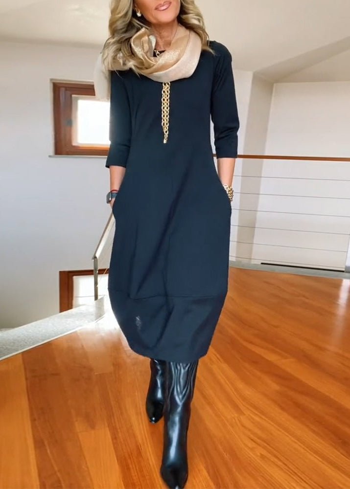 Robe Élégante avec Détails Faits Main pour Femmes - Marie Montel